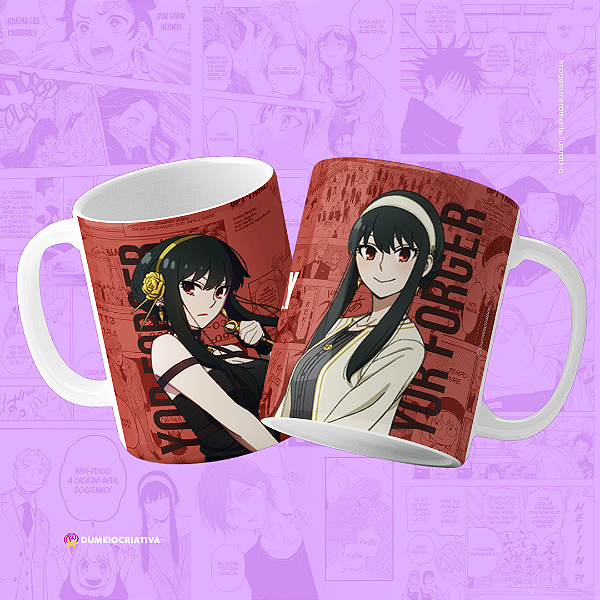Caneca Yor - Caneca Personalizada Anime Spy X Family 325ml