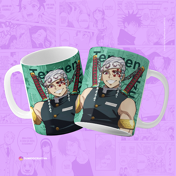 Caneca Uzui - Caneca Personalizada anime Demon Slayer 325ml