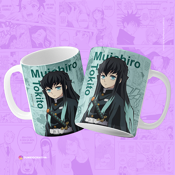 Caneca Tokito - Caneca Personalizada anime Demon Slayer 325ml