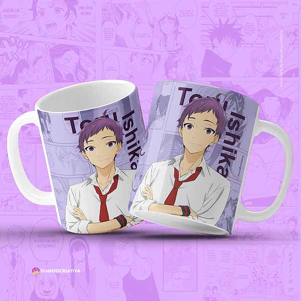 Caneca Ishikawa - Caneca Personalizada anime Horimiya 325ml