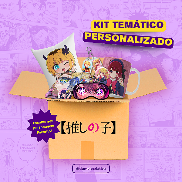 Kit Temático Personalizado - Anime Oshi no Ko – Tamanhos P ao XG