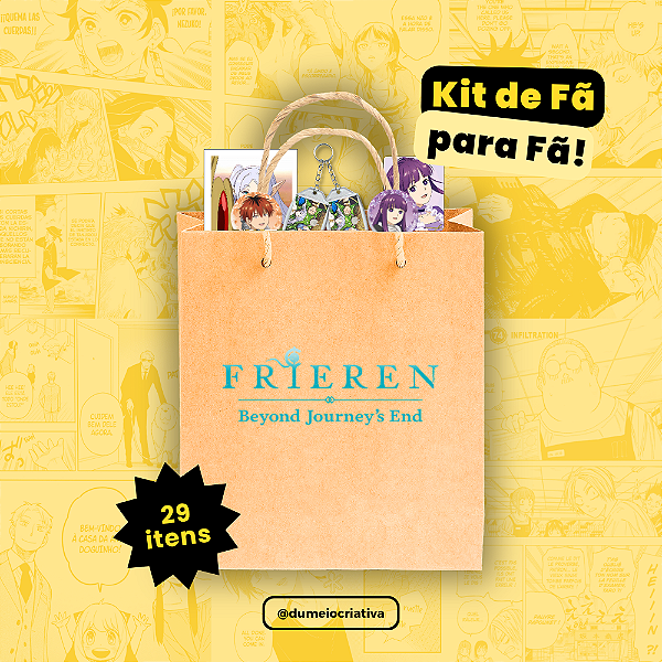 Kit Temático Anime Frieren - Tamanho P (29 Itens)