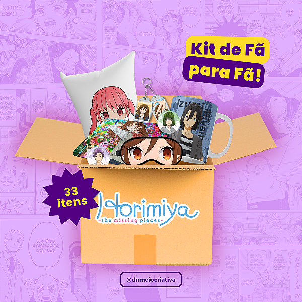 Kit Temático Anime Horimiya - Tamanho G (33 Itens)