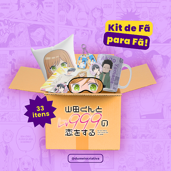 Kit Temático Anime Minha História de Amor com Yamada Lv999 - Tamanho G (33 Itens)