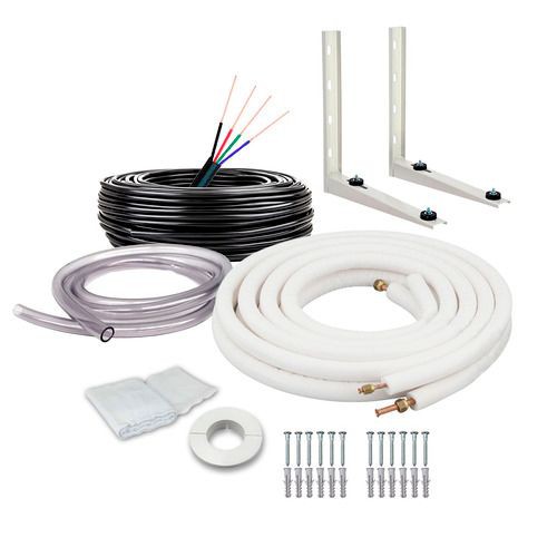 Kit Instalação Ar Condicionado Inverter C/ Suporte 1/4 e 3/8
