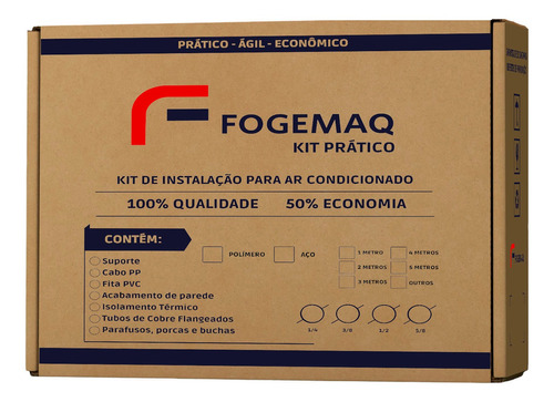 Kit Instalação Ar Split Inverter Eco Garden Gree 24000 Btus