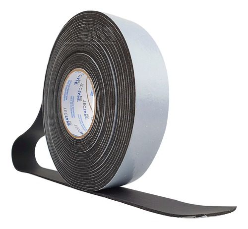 1 Rolo Fita Elastomerica 3mm X 50mm X 10m Ar Condicionado