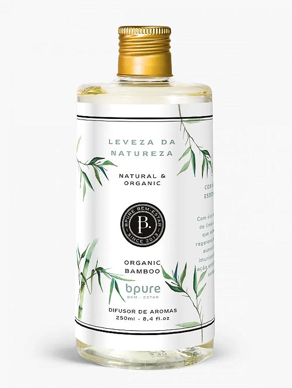 Difusor de Aromas Refil - Organic Bamboo - 250ml