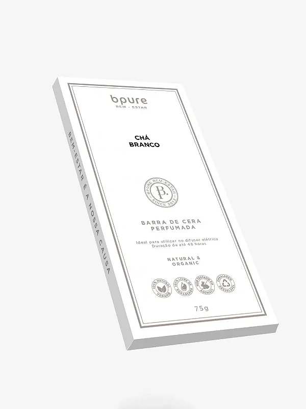 Barra de Cera Perfumada - Chá Branco - 75g