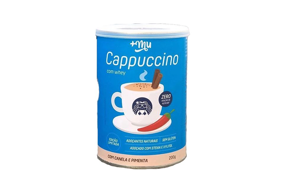 Cappuccino c/ Whey Canela e Pimenta +Mu 200g