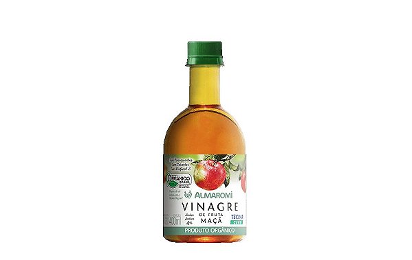 Vinagre de Maçã Orgânico Almaromi 400mL