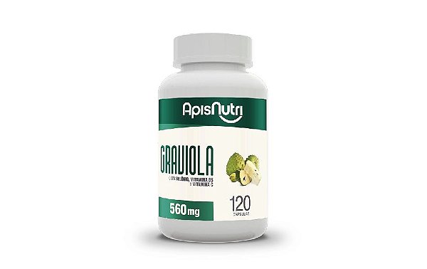 Graviola em Cápsulas Apisnutri 120 Caps x 560mg