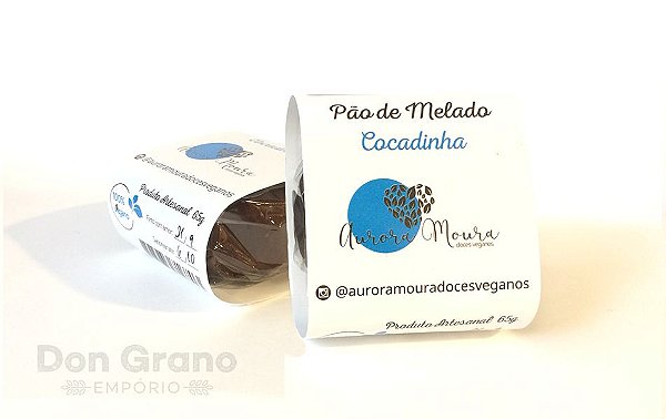 Pão de Melado Vegano c/ Cocadinha  65g