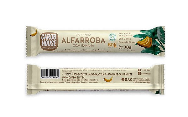 Alfarroba c/ Banana Carob House 30g