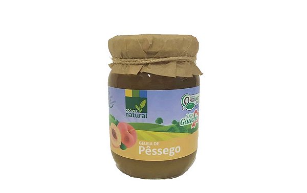 Geleia de Pêssego Orgânica Coopernatural 300g