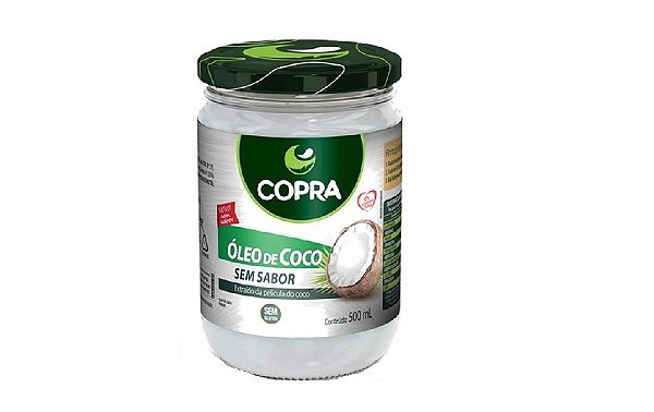 Óleo de Coco s/ Sabor Copra 500mL