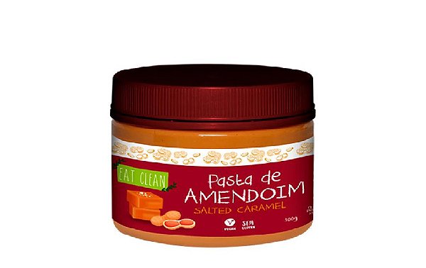 Pasta de Amendoim Salted Caramel Eat Clean 300g