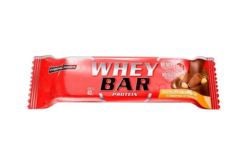 Whey Bar Protein Chocolate c/ Amendoim 40g