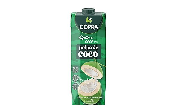 Água de Coco Copra Polpa 1L