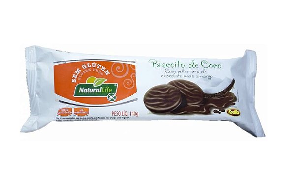Biscoito de Coco c/ Chocolate Kodilar 140g