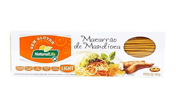 Macarrão de Mandioca Espaguete Kodilar 400g
