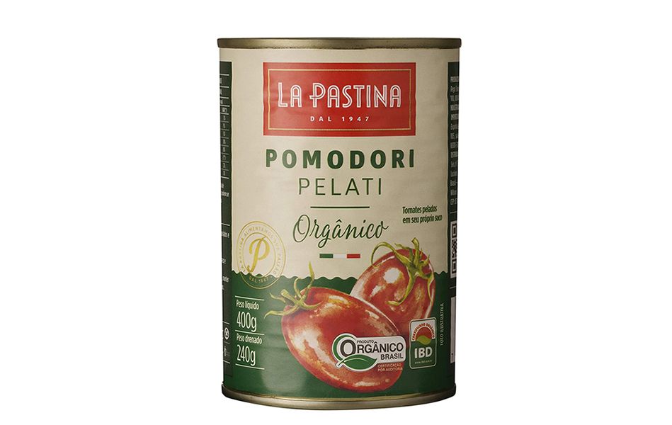 Tomate Pelado Orgânico La Pastina 240g