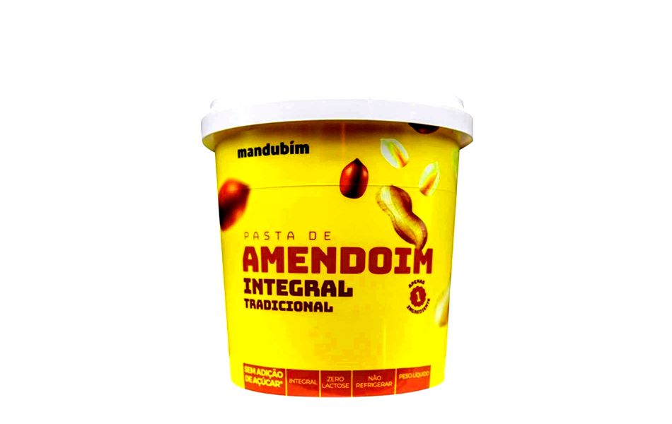 Pasta de Amendoim Tradicional Integral Mandubim 1Kg
