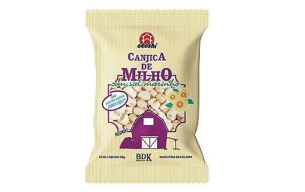 Canjica de Milho c/ Sal Marinho Okoshi 50g