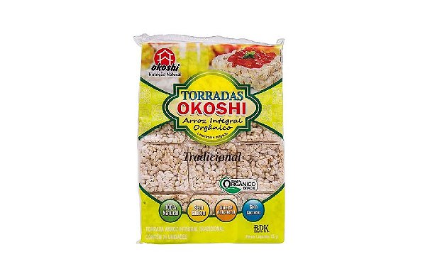 Torrada de Arroz Tradicional Okoshi 75g