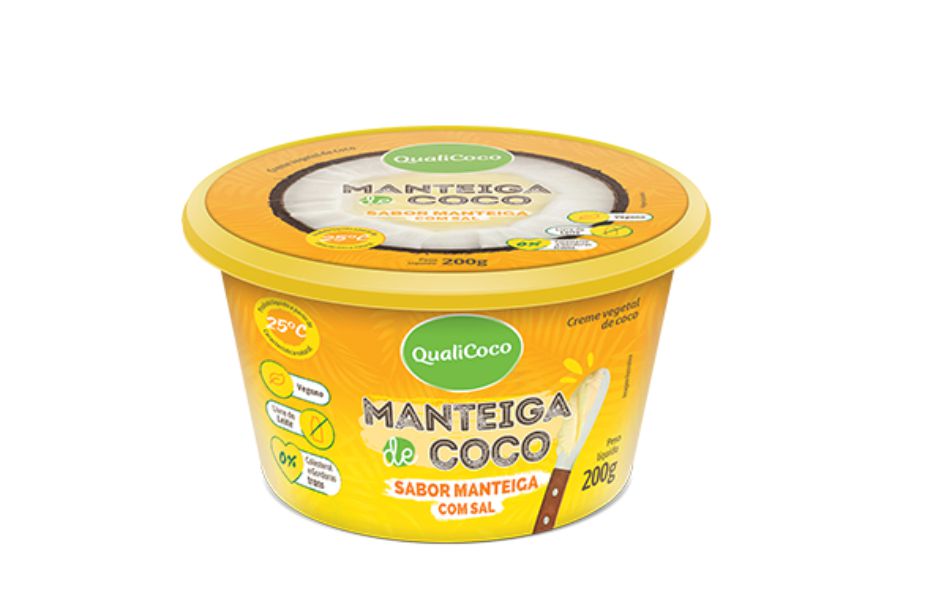 Manteiga de Coco Sabor Manteiga com Sal Qualicoco 200g