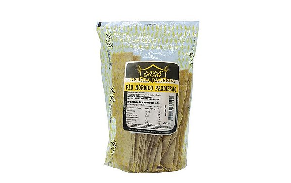 Pão Nórdico Parmesão RB Delícias da Terra 180g