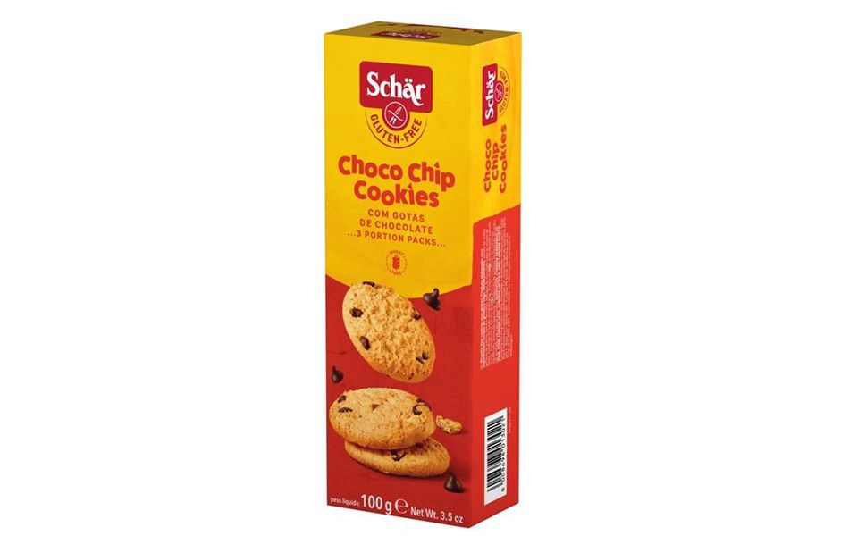 Choco Chip Cookies Sem Glúten Schär 100g
