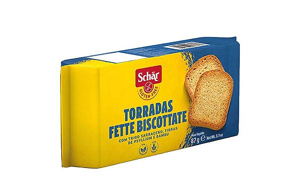 Torradas Sem Glúten Schär 87g