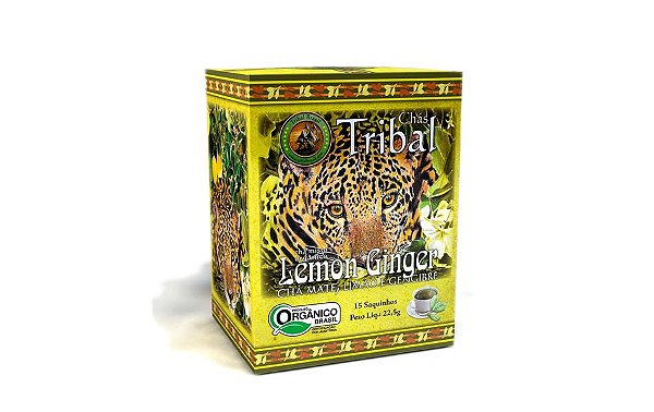 Chá Misto Orgânico Lemon Ginger Tribal 22,5g