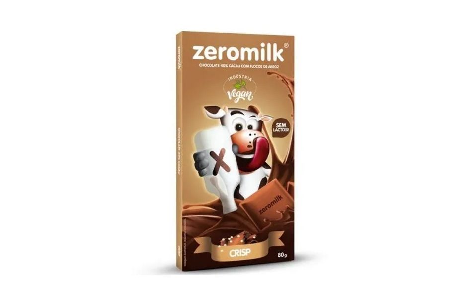 Zeromilk Crisp Chocolate 40% Cacau 80g