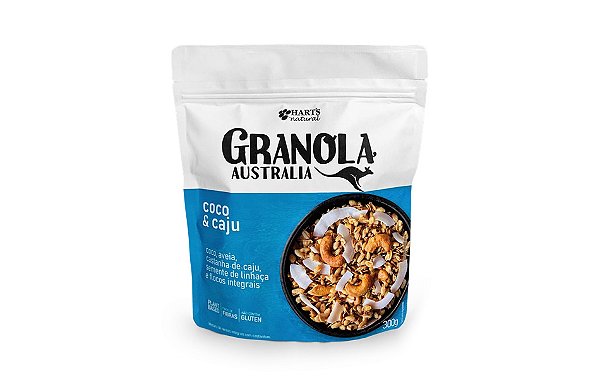 Granola Australiana Hart's Coco e Caju 300g