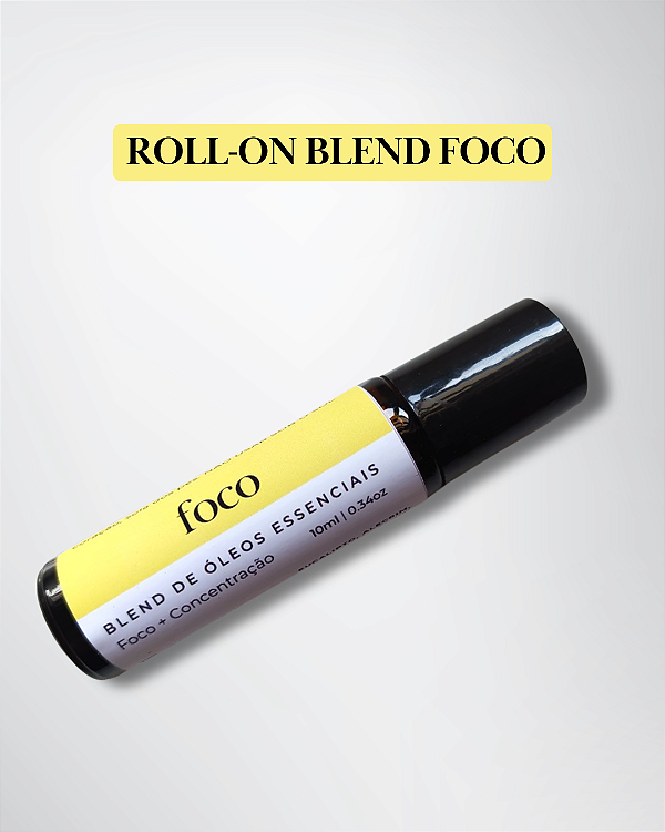 Roll on óleos essenciais Foco 10ml