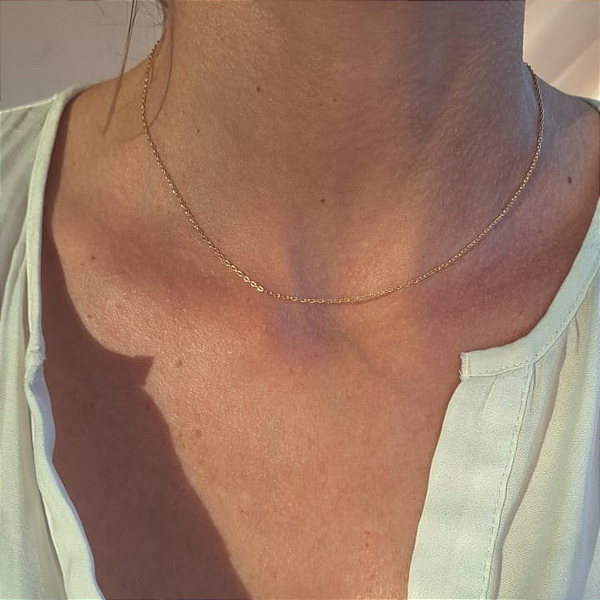 Colar Infantil Folheado a Ouro 18k