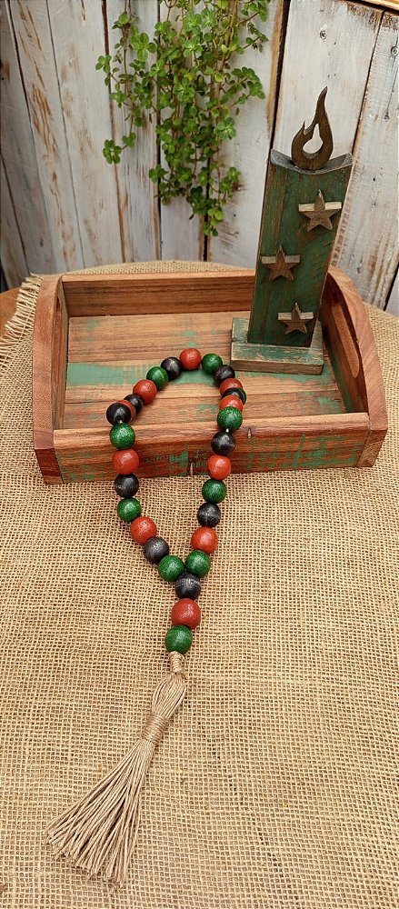 Colar de Mesa Rustico cores