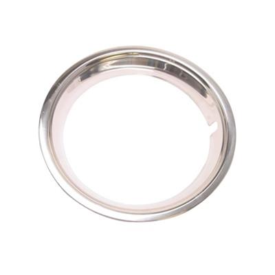 C7ZZ-1210-AS - JOGO SOBREAROS 14x5.5" BORDA QUADRADA INOX, ORIGINAL DODGE, OPALA, MAVERICK, MUSTANG
