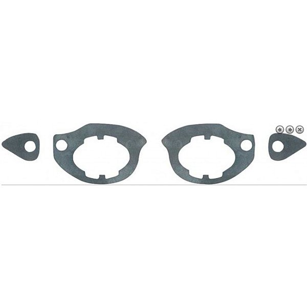 R889 - KIT DE JUNTAS DE MAÇANETAS EXTERNAS, PORTAS CHEVROLET BELAIR / IMPALA 65-79, COM 4PCS