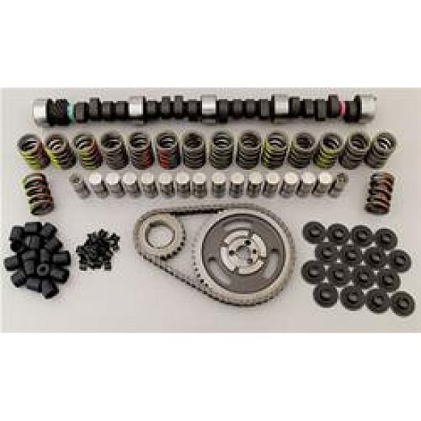 CCA-K61-244-4 - KIT DE COMANDO COMP CAMS 268/268 HIDRÁULICO, C/12 TUCHOS,12 MOLAS, 2 ENGRENAGENS, 12 PRATOS, 12 TRAVAS E 12 RETENTORES DE VÁVULAS, GM 250, 6 CILINDROS (OPALA)