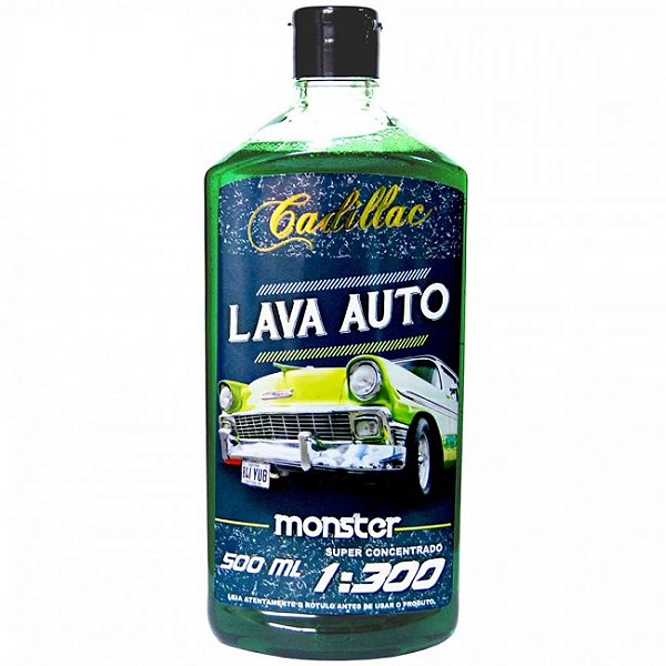 851482 - LAVA AUTO, SHAMPOO SUPER CONCENTRADO, MONSTER 500ml, CADILLAC - UNIDADE