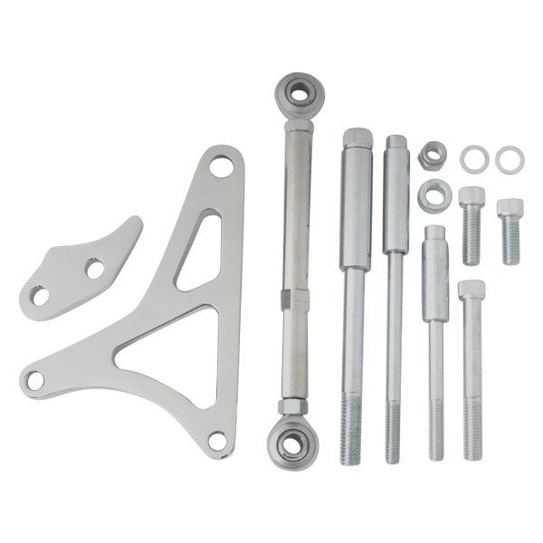 JM9111C - SUPORTE DE ALTERNADOR EM ALUMINIO CROMADO- FORD - KIT