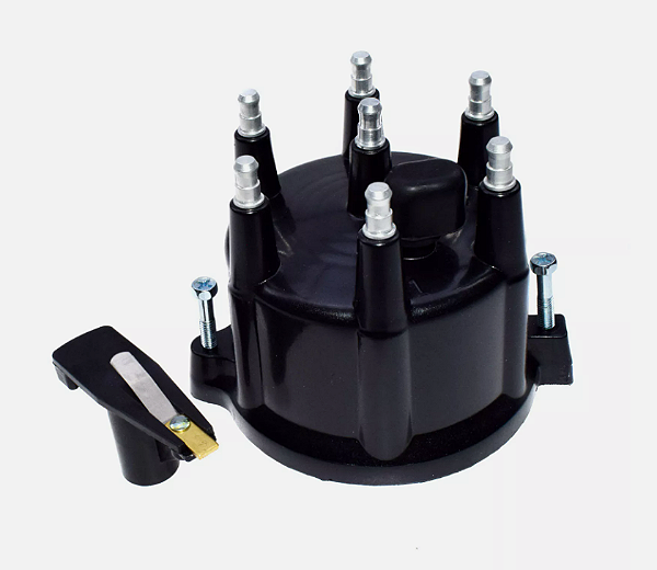 3D1088 - KIT DE TAMPA E ROTOR, EM PLÁSTICO, PRETA, DODGE DAKOTA / DURANGO 1991-2003 V6 3.9