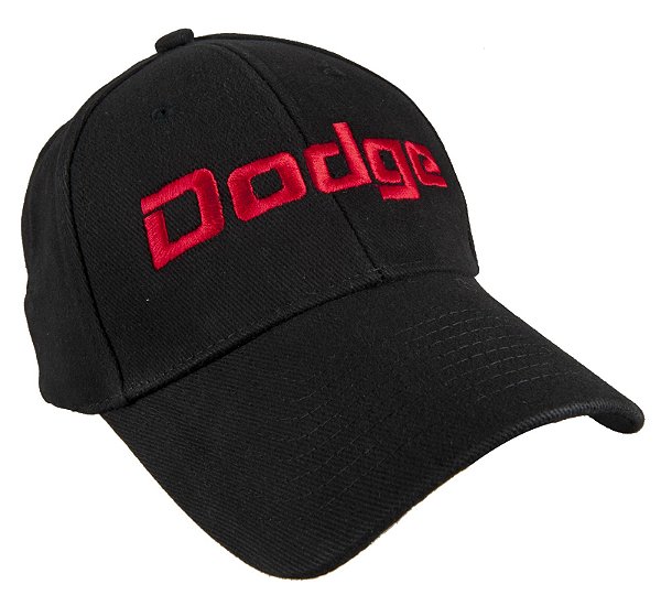 HH011BLK - BONÉ IMPORTADO, EM SARJA, LOGO DODGE, PRETO - UNIDADE