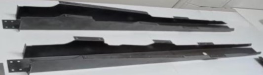 BTN-SUBMONO - PAR DE SUBFRAME CONNECTORS, MONOBLOCO, DODGE A BODY 1967 a 1980