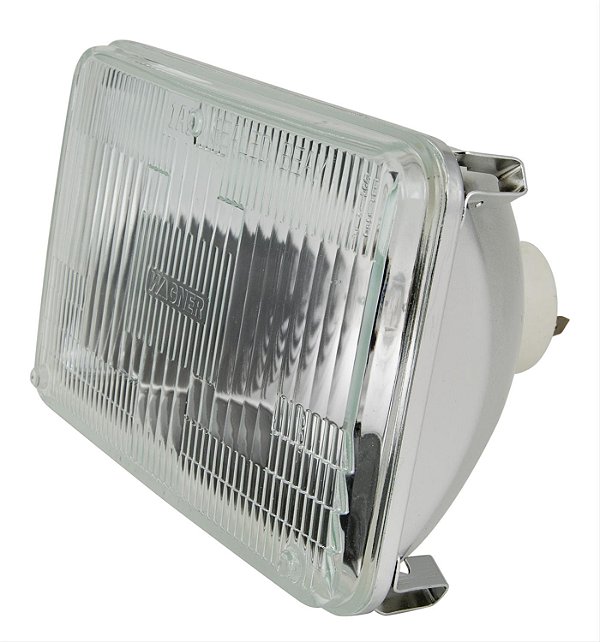 H4651-H4656 - JOGO COM 4 FAROIS SEALED BEAM, RETANGULAR 4x6", UNIVERSAL