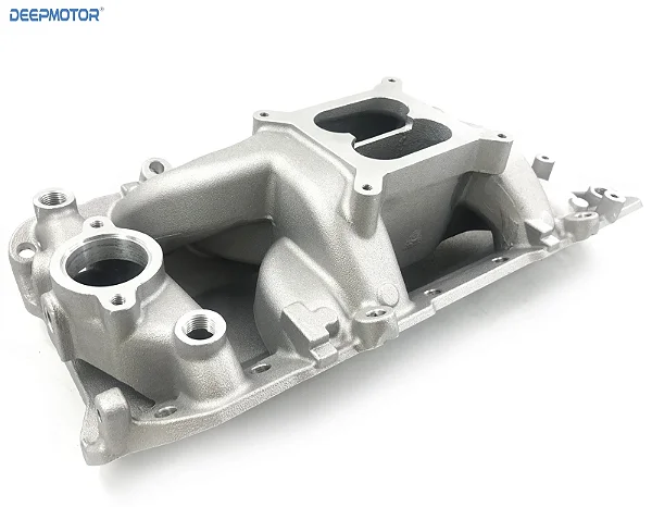 DM-3712 - COLETOR DE ADMISSÃO, AIR GAP, OVAL PORT, DUAL PLANE, EM ALUMINIO, CHEVROLET BIG BLOCK 454 - UNIDADE