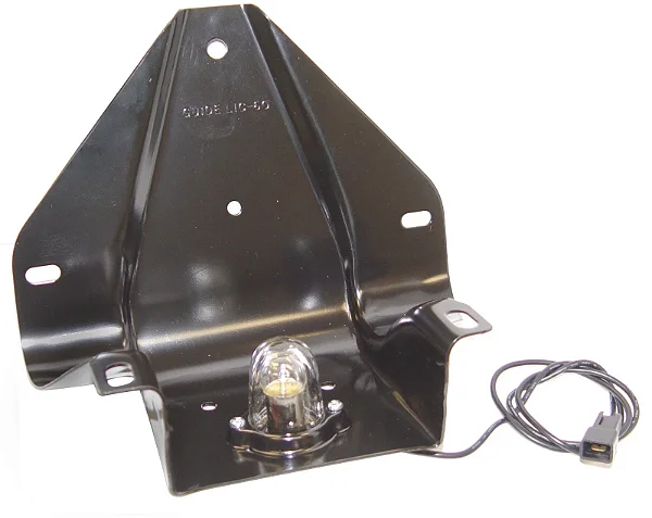 60-13475 - SUPORTE DE PLACA COM LAMPADA, CHEVROLET PICKUP 1958-1966 FLEETSIDE - UNIDADE